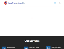 Tablet Screenshot of eddies76servicecenter.com